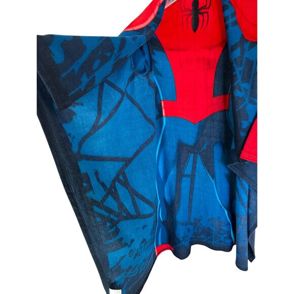 Spider-Man Fleece Open Robe, Blue & Red, OS, OSFM, Big Kids, Tween, Small Adult - Picture 3 of 4